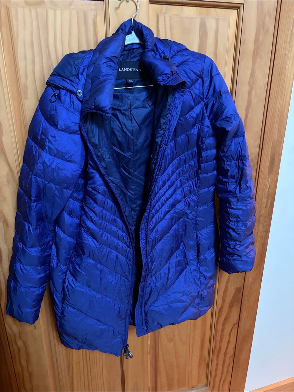 Lands' End Women's Purpleo Packable Puffer Jacket